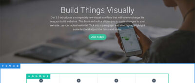 DIVI Visual Builder constructor visual de sitios web